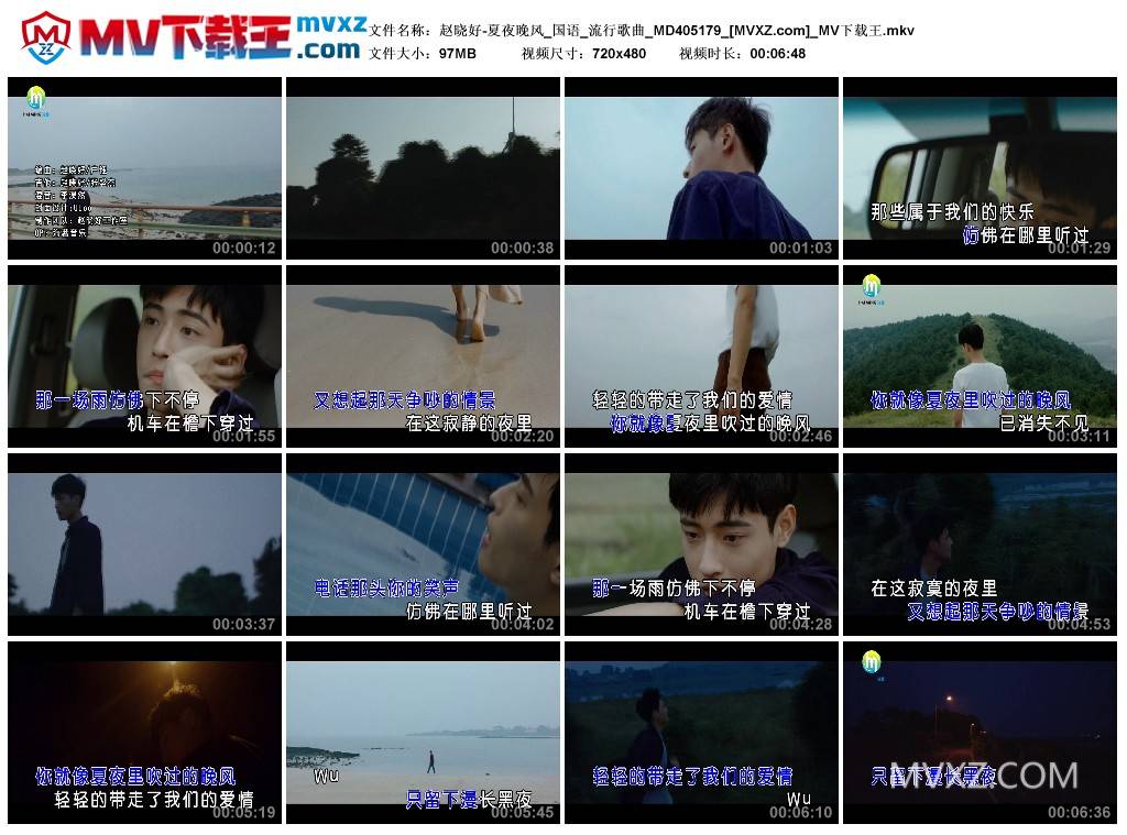 赵晓好-夏夜晚风_国语_流行歌曲_MD405179